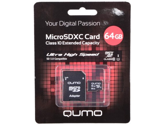 Карта памяти microSD 64 Gb