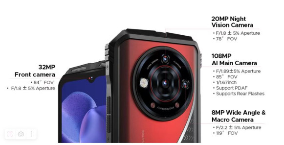 Смартфон Doogee S118 Pro 5G 8/512Gb Lunar Silver