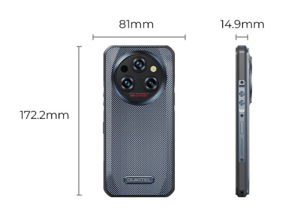 Смартфон Oukitel WP35 Pro 5G 12/512Gb Grey